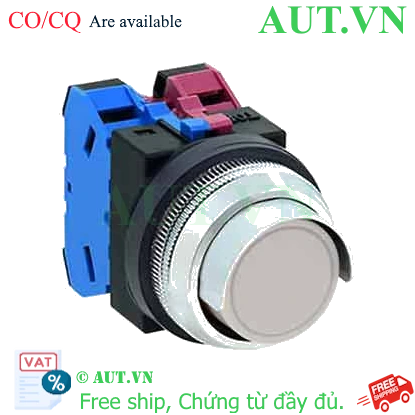 Ảnh của Nút nhấn giữ không đèn IDEC AON2G11W D30 1NO+1NC (Trắng)