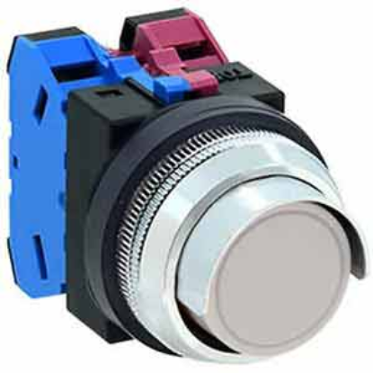 Ảnh của Nút nhấn giữ không đèn IDEC AON2G11W D30 1NO+1NC (Trắng)