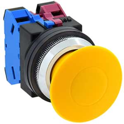 Ảnh của Nút nhấn nhả không đèn IDEC AZN301NY D30 1NC (Vàng)