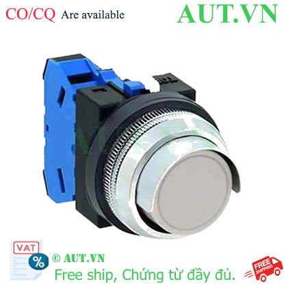 Ảnh của Nút nhấn giữ không đèn IDEC AON2G10W D30 1NO (Trắng)
