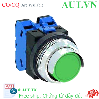 Ảnh của Nút nhấn giữ không đèn IDEC AON2G20G D30 2NO (Xanh)