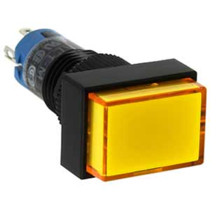 Ảnh của Nút nhấn nhả có đèn IDEC AL1H-M11Y 2.7VDC D10 1NO+1NC (Vàng)