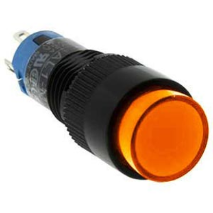 Ảnh của Nút nhấn nhả có đèn IDEC AL1M-M11A 2.0VDC D10 1NO+1NC (Hổ phách)