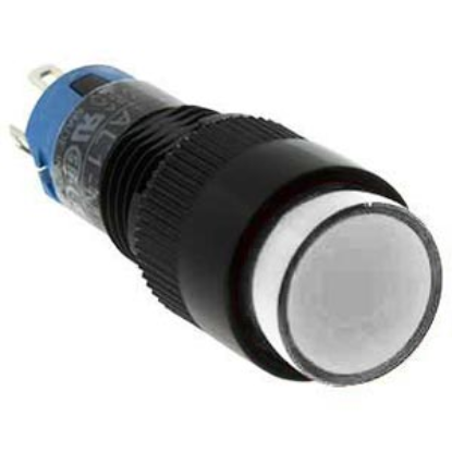 Ảnh của Nút nhấn nhả có đèn IDEC AL1M-M11JW 2.7VDC D10 1NO+1NC (Trắng)