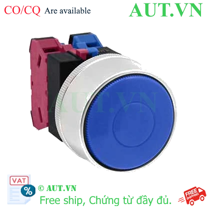 Ảnh của Nút nhấn nhả không đèn IDEC ABGW411S D22 1NO+1NC (Xanh)