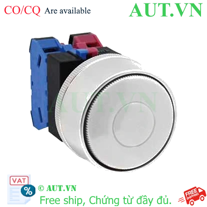 Ảnh của Nút nhấn nhả không đèn IDEC ABGW411W D22 1NO+1NC (Trắng)