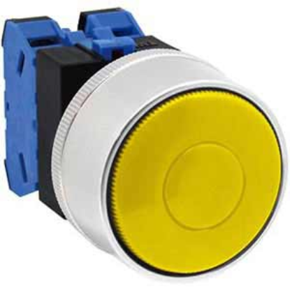Ảnh của Nút nhấn nhả không đèn IDEC ABGW420Y-MAU D22 2NO (Vàng)