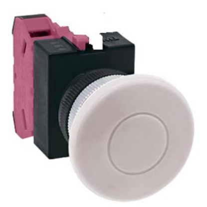 Ảnh của Nút nhấn nhả không đèn IDEC ABW401W D22 1NC (Trắng)