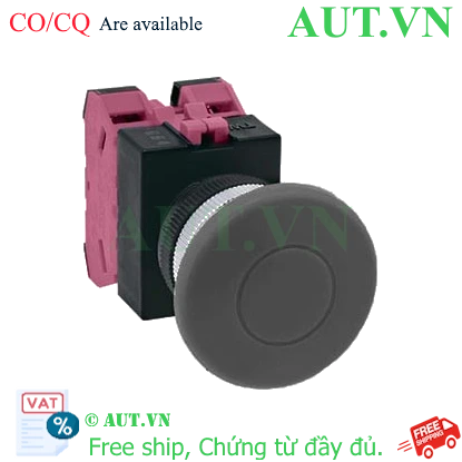 Ảnh của Nút nhấn nhả không đèn IDEC ABW402B D22 2NC (Đen)