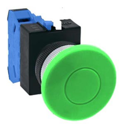 Ảnh của Nút nhấn nhả không đèn IDEC ABW410G-MAU D22 1NO (Xanh)