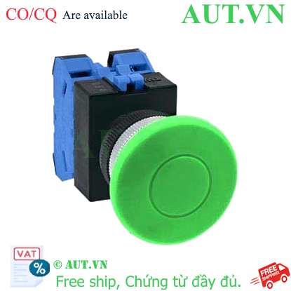 Ảnh của Nút nhấn nhả không đèn IDEC ABW420G D22 2NO (Xanh)