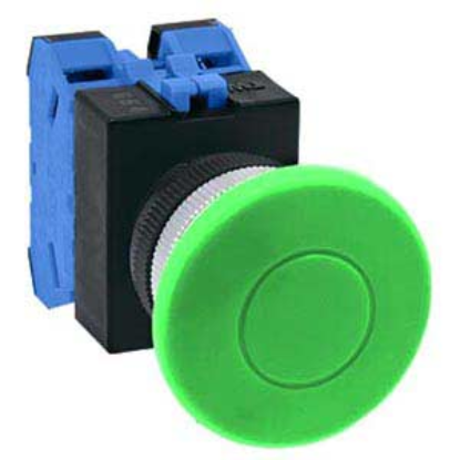 Ảnh của Nút nhấn nhả không đèn IDEC ABW420G D22 2NO (Xanh)