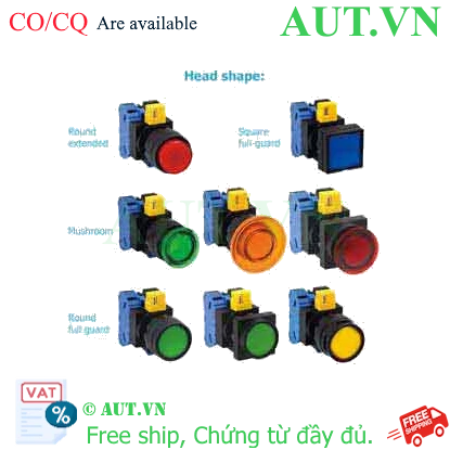 Ảnh của Nút nhấn có đèn D22mm IDEC HW1L-AF211H2G 
