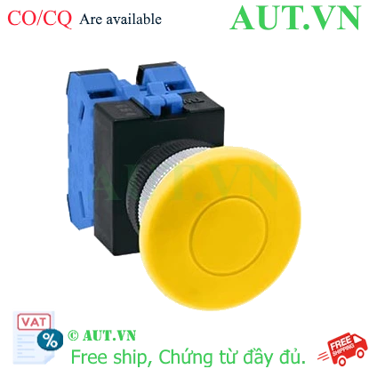 Ảnh của Nút nhấn nhả không đèn IDEC ABW420Y D22 2NO (Vàng)
