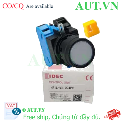 Ảnh của Nút nhấn có đèn D22mm IDEC HW1L-M110Q4PW 