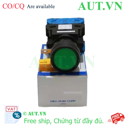 Ảnh của Nút nhấn có đèn D22mm IDEC HW1L-M120Q4G 
