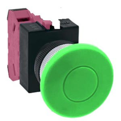 Ảnh của Nút nhấn giữ không đèn IDEC AOW401G-MAU D22 1NC (Xanh)