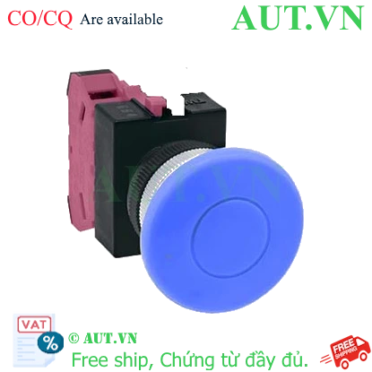 Ảnh của Nút nhấn giữ không đèn IDEC AOW401S-MAU D22 1NC (Xanh)