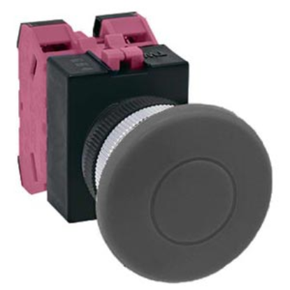 Ảnh của Nút nhấn giữ không đèn IDEC AOW402B-MAU D22 2NC (Đen)