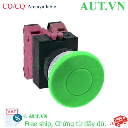 Ảnh của Nút nhấn giữ không đèn IDEC AOW402G-MAU D22 2NC (Xanh)