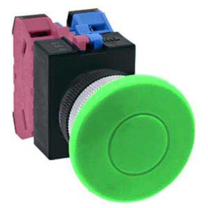 Ảnh của Nút nhấn giữ không đèn IDEC AOW411G-MAU D22 1NO+1NC (Xanh)