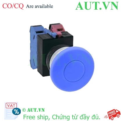 Ảnh của Nút nhấn giữ không đèn IDEC AOW411S D22 1NO+1NC (Xanh)