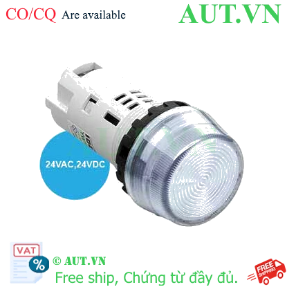 Ảnh của Đèn báo IDEC YW1P-2TUQ4PW 24VAC/DC D22 (Trắng)