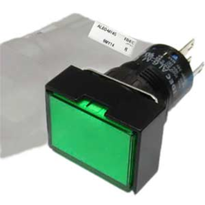 Ảnh của Nút nhấn nhả có đèn IDEC AL6G-M14G 24VAC/DC D16 1NO+1NC (Xanh)