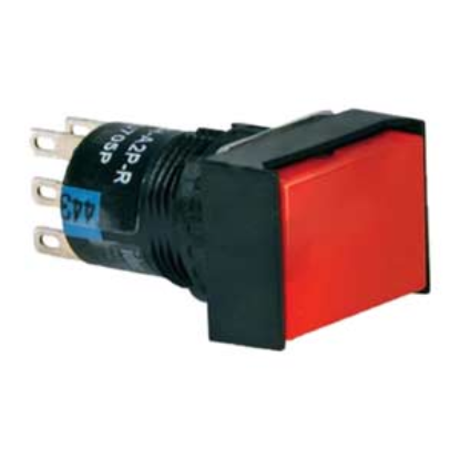 Ảnh của Nút nhấn nhả có đèn 24V AL6H-M24RC Idec D16, màu đỏ