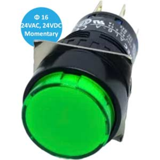 Ảnh của Nút ấn AL6M-A24GC IDEC - Chính hãng chất lượng cao