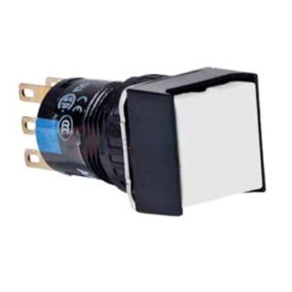 Ảnh của Nút nhấn nhả có đèn IDEC AL6Q-M14WC 24VAC/DC D16 1NO+1NC (Trắng)