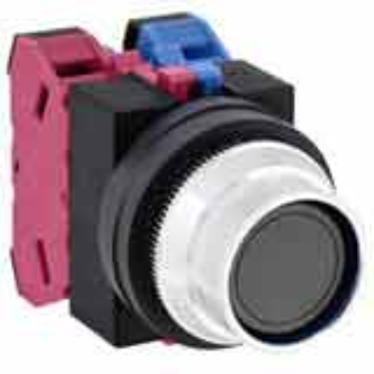 Ảnh của Nút nhấn nhả không đèn IDEC ABFS211NB D25 1NO+1NC (Đen)