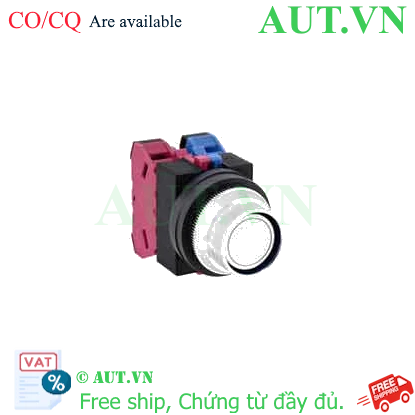 Ảnh của Nút nhấn nhả không đèn IDEC ABFS211NW D25 1NO+1NC (Trắng)