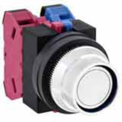 Ảnh của Nút nhấn nhả không đèn IDEC ABFS211NW D25 1NO+1NC (Trắng)