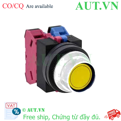 Ảnh của Nút nhấn nhả không đèn IDEC ABFS211NY D25 1NO+1NC (Vàng)
