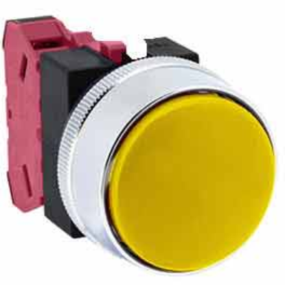 Ảnh của Nút nhấn nhả không đèn IDEC ABGS301NY D25 1NC (Vàng)