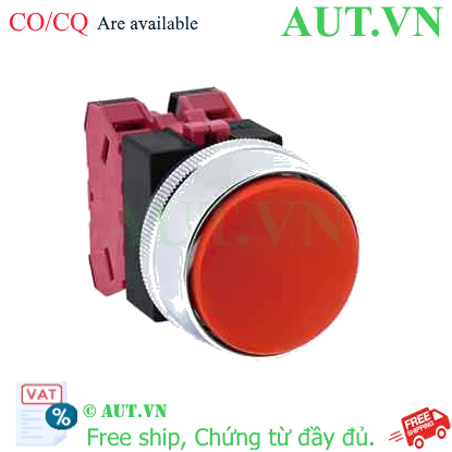 Ảnh của Nút nhấn nhả không đèn IDEC ABGS302NR D25 2NC (Đỏ)