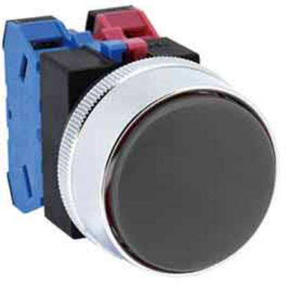 Ảnh của Nút nhấn nhả không đèn IDEC ABGS311NB D25 1NO+1NC (Đen)