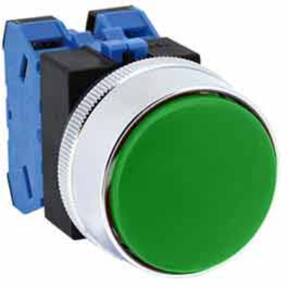 Ảnh của Nút nhấn nhả không đèn IDEC ABGS320NG D25 2NO (Xanh)