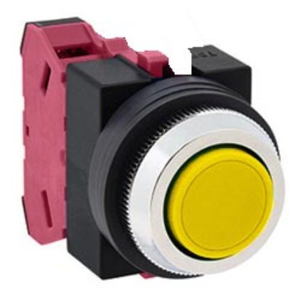 Ảnh của Nút nhấn nhả không đèn IDEC ABS101NY D25 1NC (Vàng)