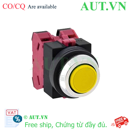 Ảnh của Nút nhấn nhả không đèn IDEC ABS102NY D25 2NC (Vàng)