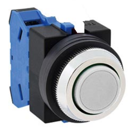 Ảnh của Nút nhấn nhả không đèn IDEC ABS110NW D25 1NO (Trắng)