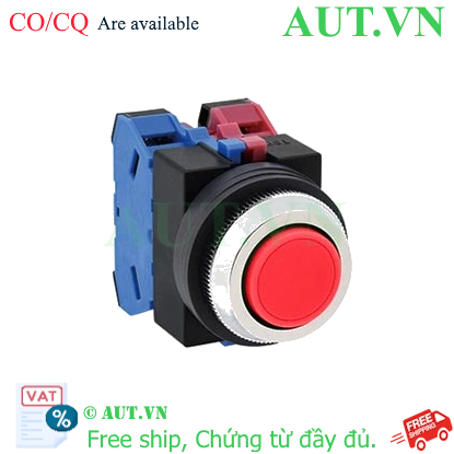 Ảnh của Nút nhấn nhả không đèn IDEC ABS111NR D25 1NO+1NC (Đỏ)
