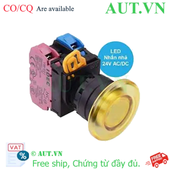 Ảnh của Nút nhấn công tắc có LED YW1L-M4E11Q4Y IDEC, tốt