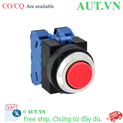 Ảnh của Nút nhấn nhả không đèn IDEC ABS120NR D25 2NO (Đỏ)