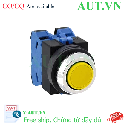 Ảnh của Nút nhấn nhả không đèn IDEC ABS120NY D25 2NO (Vàng)