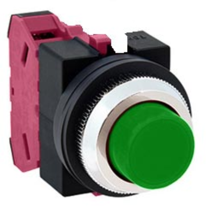 Ảnh của Nút nhấn nhả không đèn IDEC ABS201NG D25 1NC (Xanh)