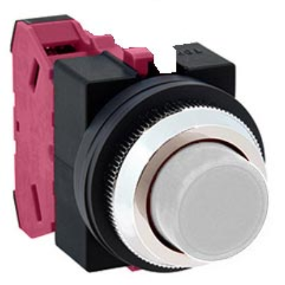 Ảnh của Nút nhấn nhả không đèn IDEC ABS201NW D25 1NC (Trắng)