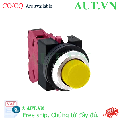 Ảnh của Nút nhấn nhả không đèn IDEC ABS201NY D25 1NC (Vàng)