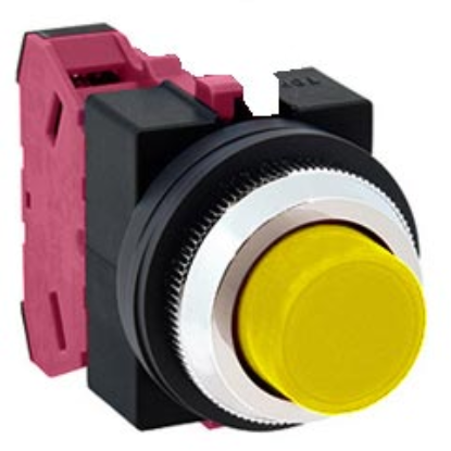 Ảnh của Nút nhấn nhả không đèn IDEC ABS201NY D25 1NC (Vàng)